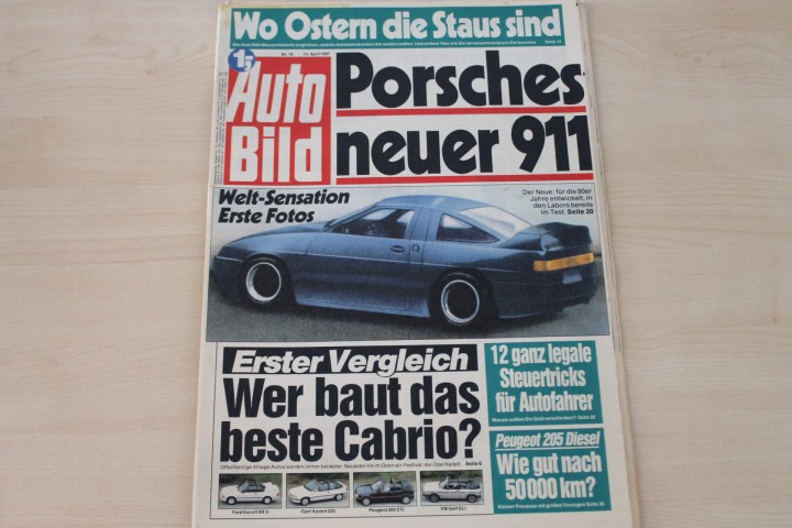 Deckblatt Auto Bild (16/1987)